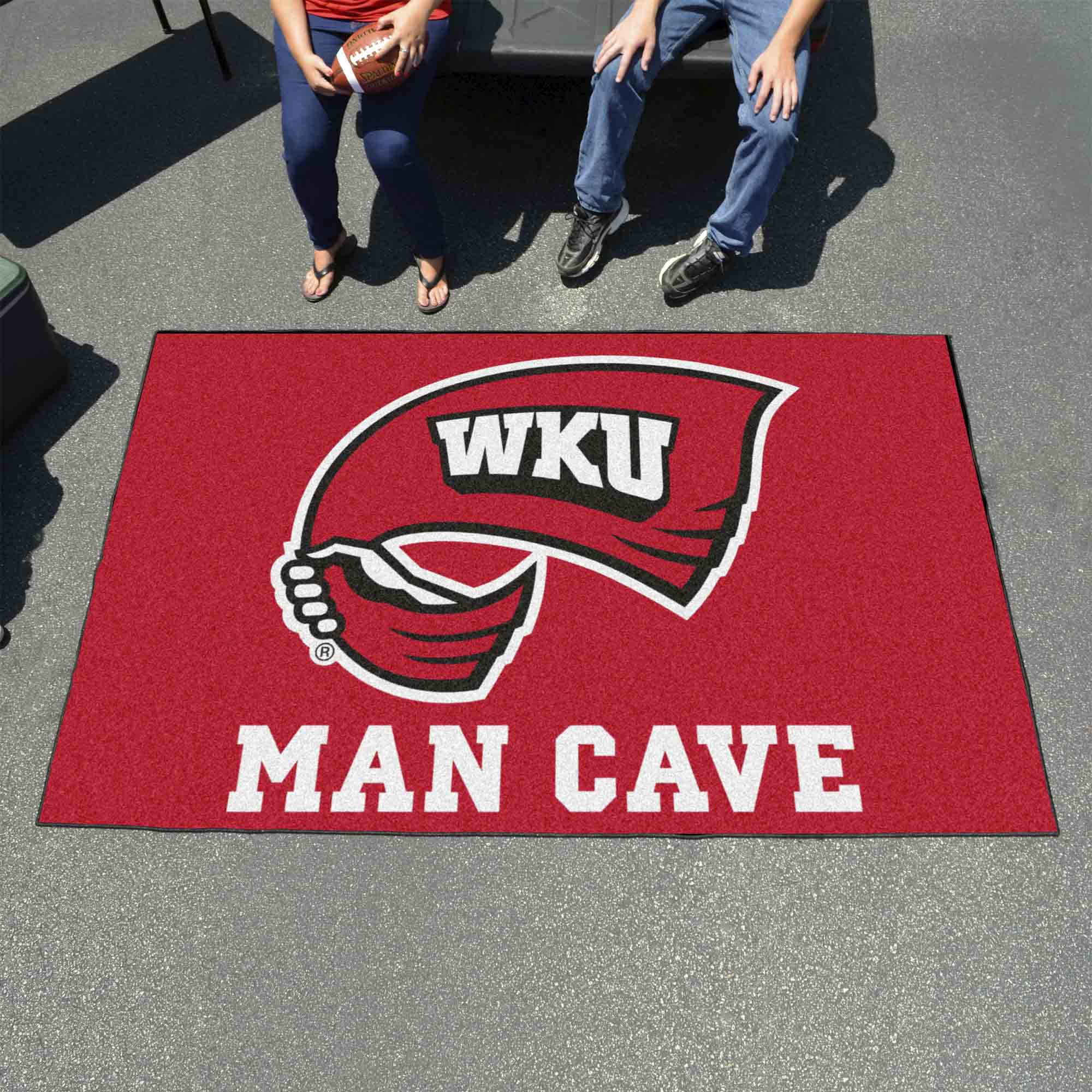 Western Kentucky Hilltoppers Man Cave Ulti-Mat Rug - 5ft. x 8ft.