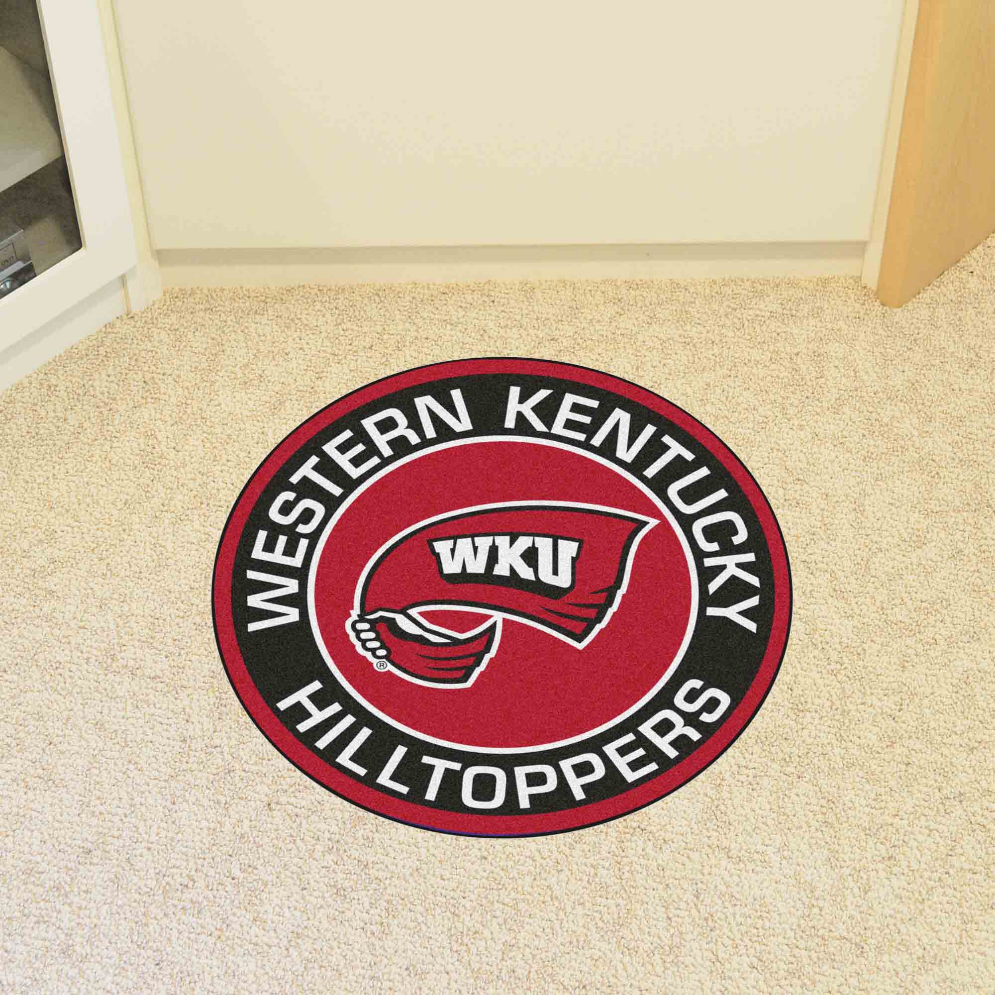 Western Kentucky Hilltoppers Roundel Rug - 27in. Diameter