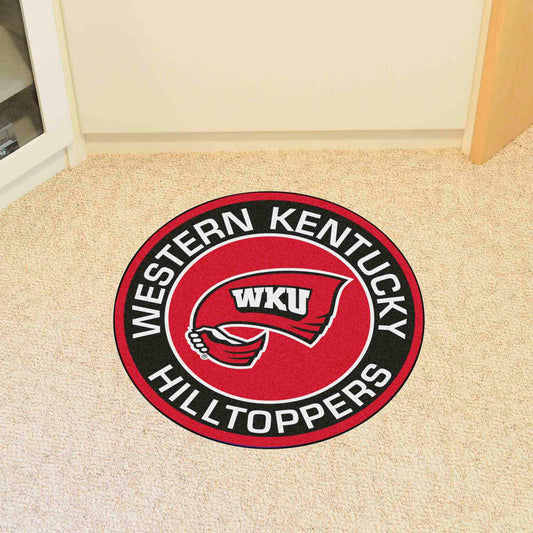 Western Kentucky Hilltoppers Roundel Rug - 27in. Diameter