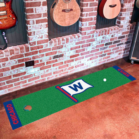 Chicago Cubs Putting Green Mat - 1.5ft. x 6ft. - Chicago Cubs