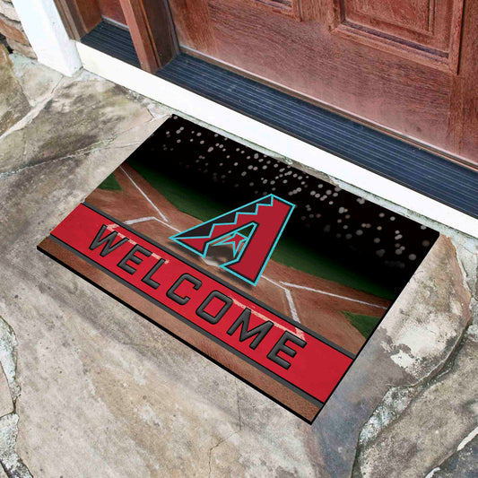 Arizona Diamondbacks Rubber Door Mat - 18in. x 30in.