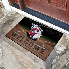 Cleveland Indians Rubber Door Mat - 18in. x 30in. - Cleveland Indians