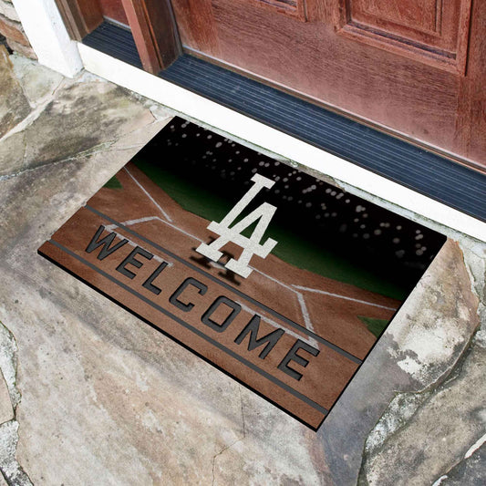 Los Angeles Dodgers Rubber Door Mat - 18in. x 30in.