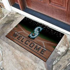 Seattle Mariners Rubber Door Mat - 18in. x 30in.