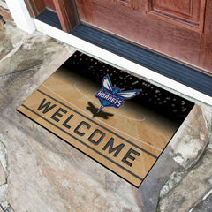 Charlotte Hornets Rubber Door Mat - 18in. x 30in.