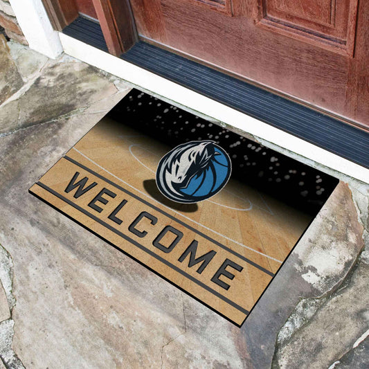 Dallas Mavericks Rubber Door Mat - 18in. x 30in. - Dallas Mavericks