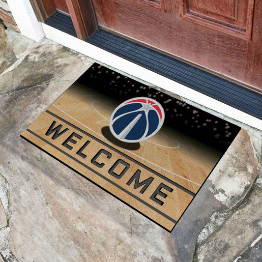 Washington Wizards Rubber Door Mat - 18in. x 30in.