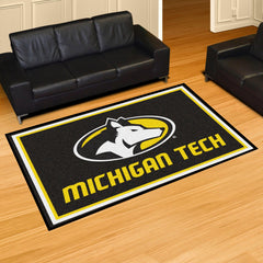 Michigan Tech Huskies 5ft. x 8 ft. Plush Area Rug - Michigan Tech