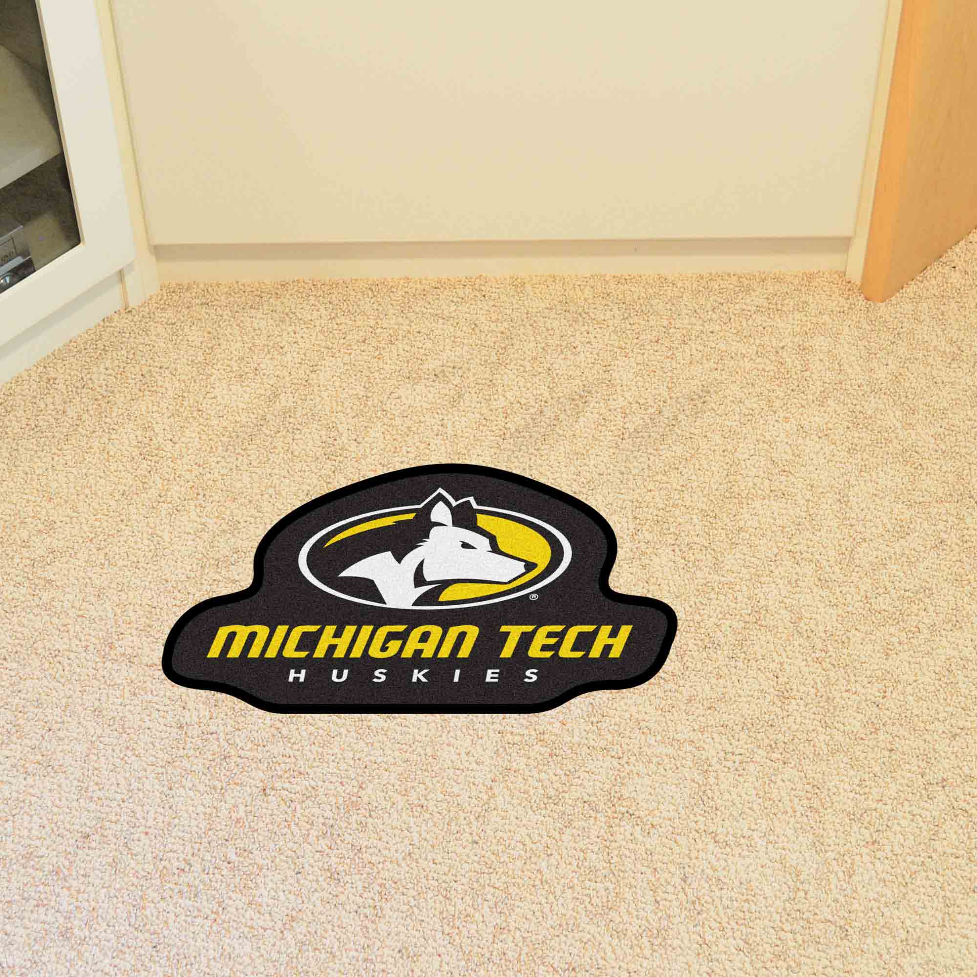 Michigan Tech Huskies Mascot Rug