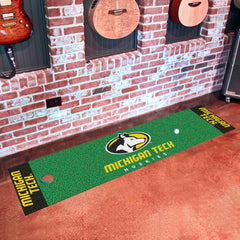 Michigan Tech Huskies Putting Green Mat - 1.5ft. x 6ft.