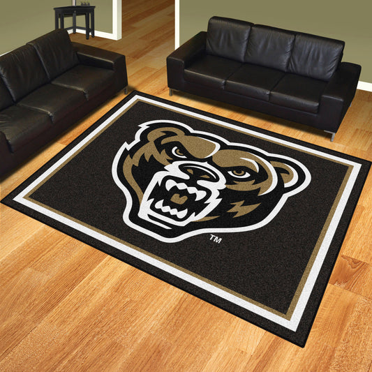 Oakland Golden Grizzlies 8ft. x 10 ft. Plush Area Rug