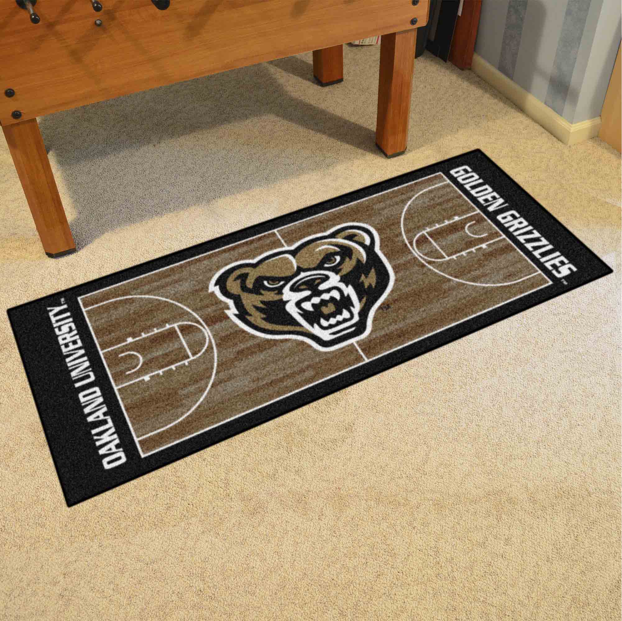 Oakland Golden Grizzlies Court Runner Rug - 30in. x 72in.