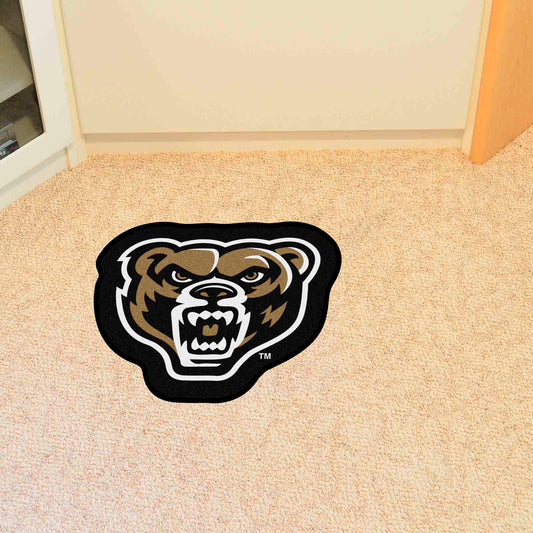 Oakland Golden Grizzlies Mascot Rug