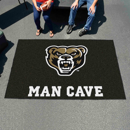 Oakland Golden Grizzlies Man Cave Ulti-Mat Rug - 5ft. x 8ft.