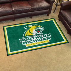 Northern Michigan Wildcats 4ft. x 6ft. Plush Area Rug