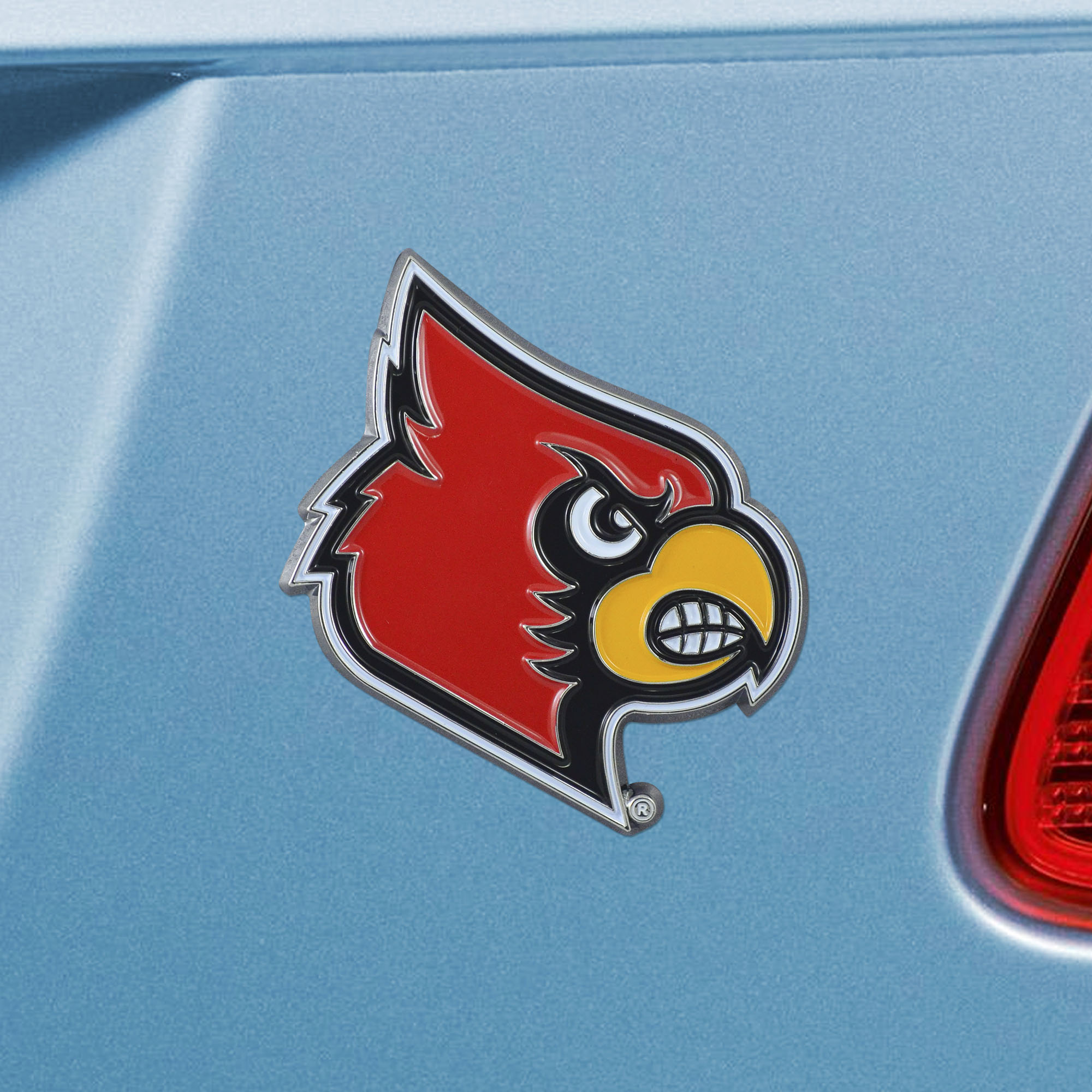 Louisville Cardinals 3D Color Metal Emblem