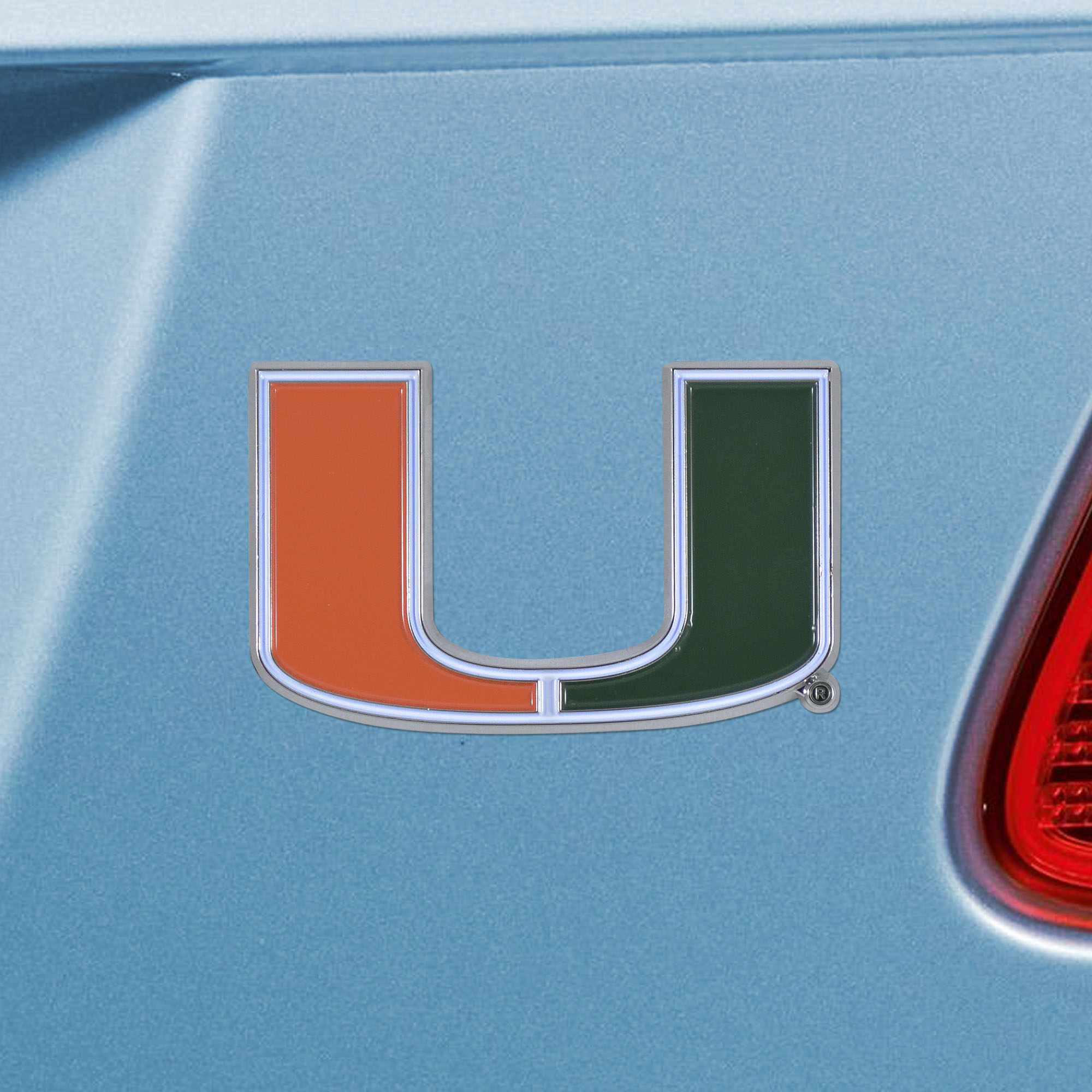 Miami Hurricanes 3D Color Metal Emblem