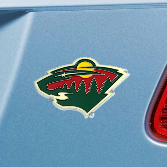 Minnesota Wild 3D Color Metal Emblem - Minnesota Wild