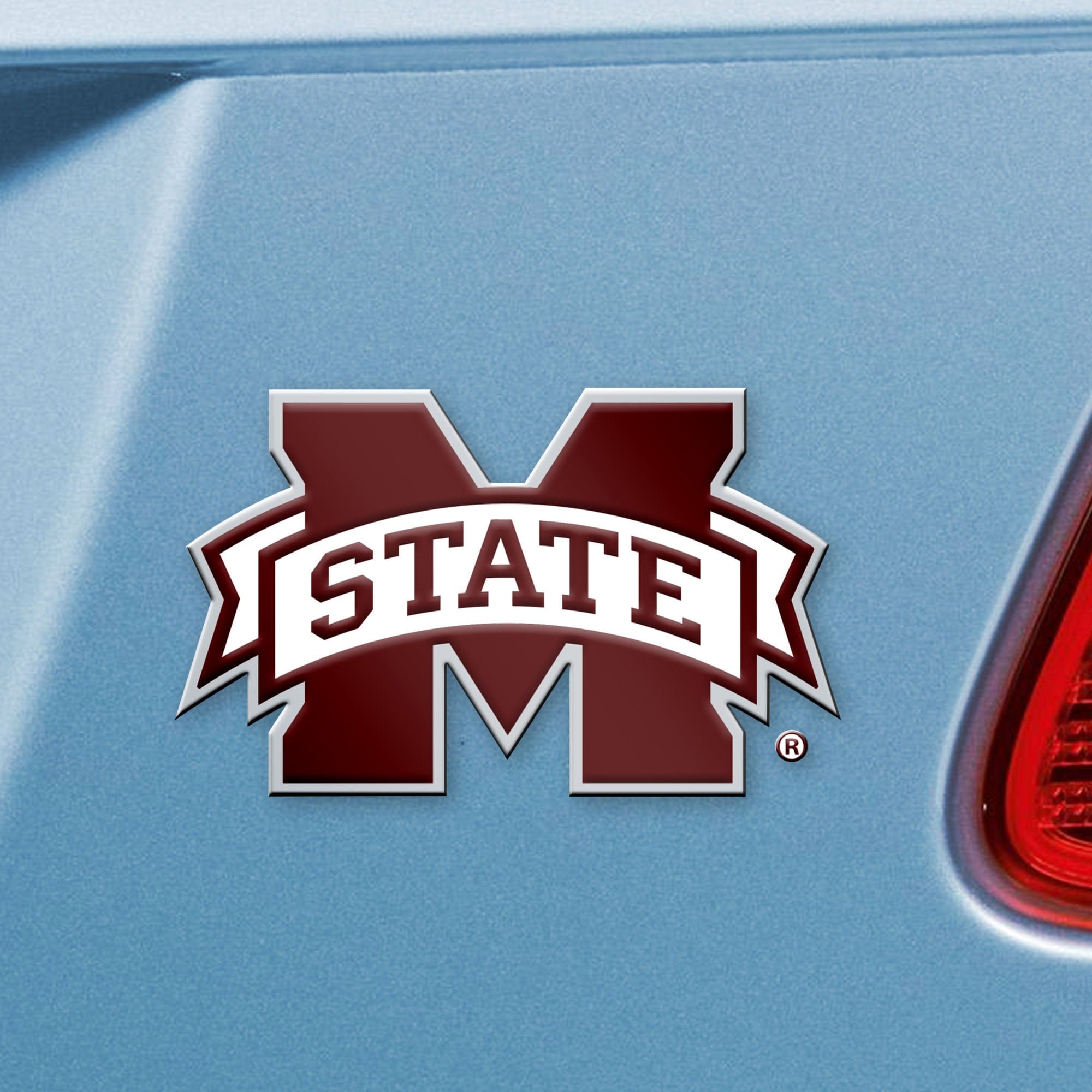 Mississippi State Bulldogs 3D Color Metal Emblem - Mississippi State