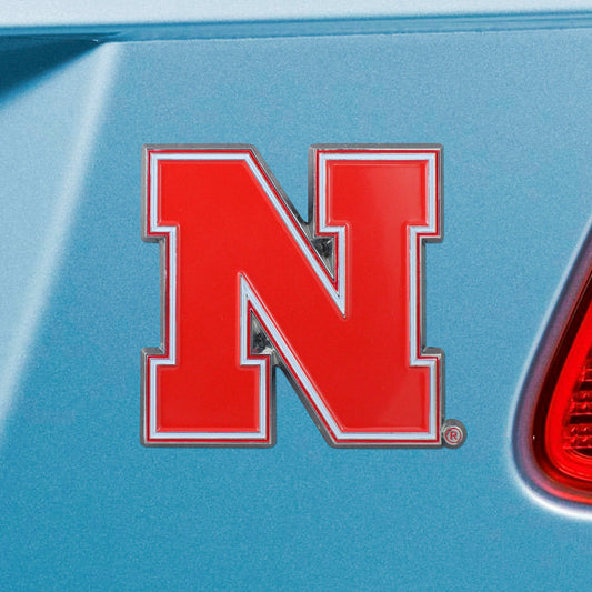 Nebraska Cornhuskers 3D Color Metal Emblem - Nebraska