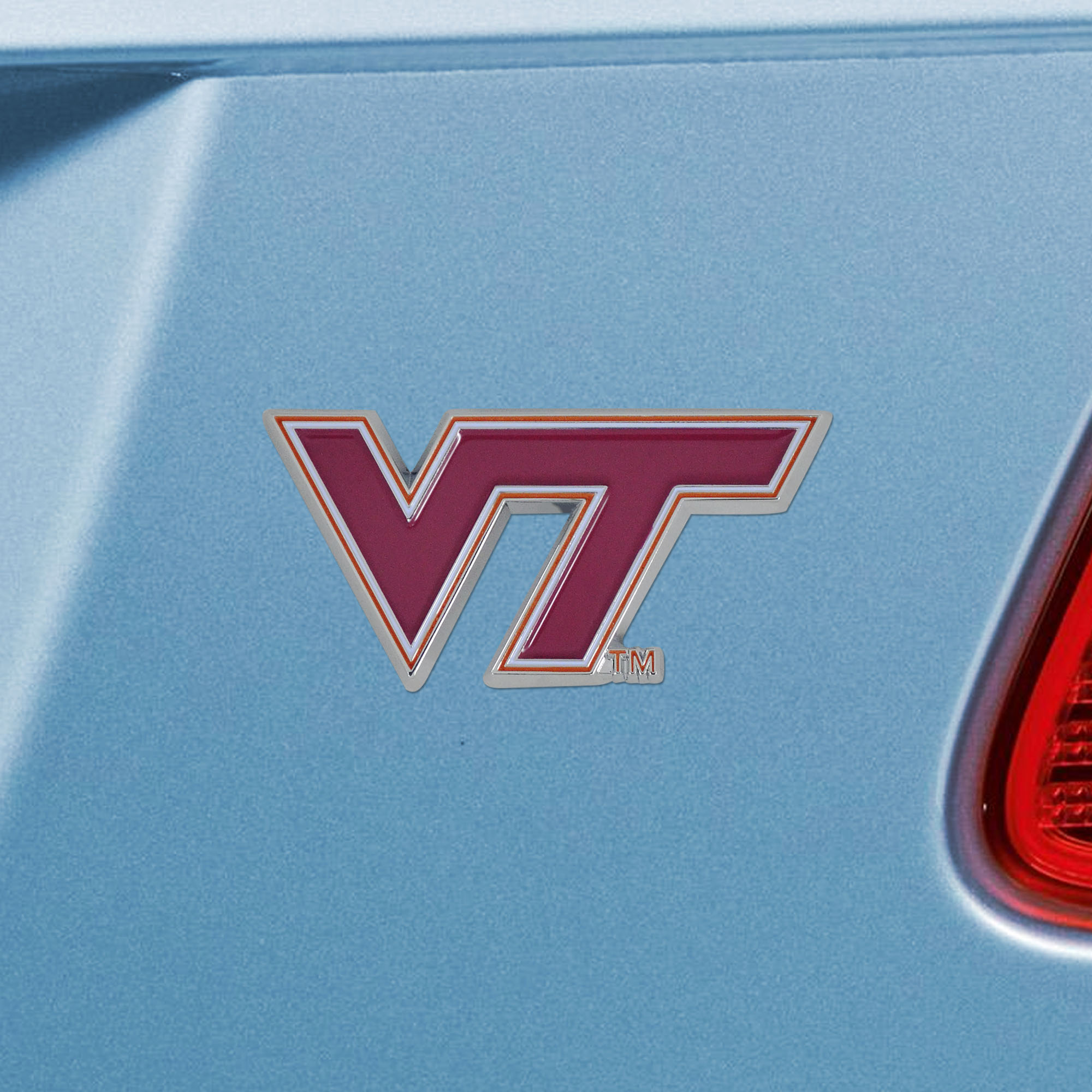 Virginia Tech Hokies 3D Color Metal Emblem