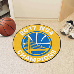 Golden State Warriors 2017 NBA Champions Basketball Rug - 27in. Diameter