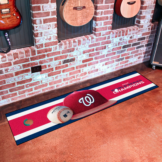 Washington Nationals 2019 World Series Champions Putting Green Mat - 1.5ft. x 6ft.