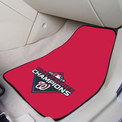 Washington Nationals 2019 World Series Champions Front Carpet Car Mat Set - 2 Pieces