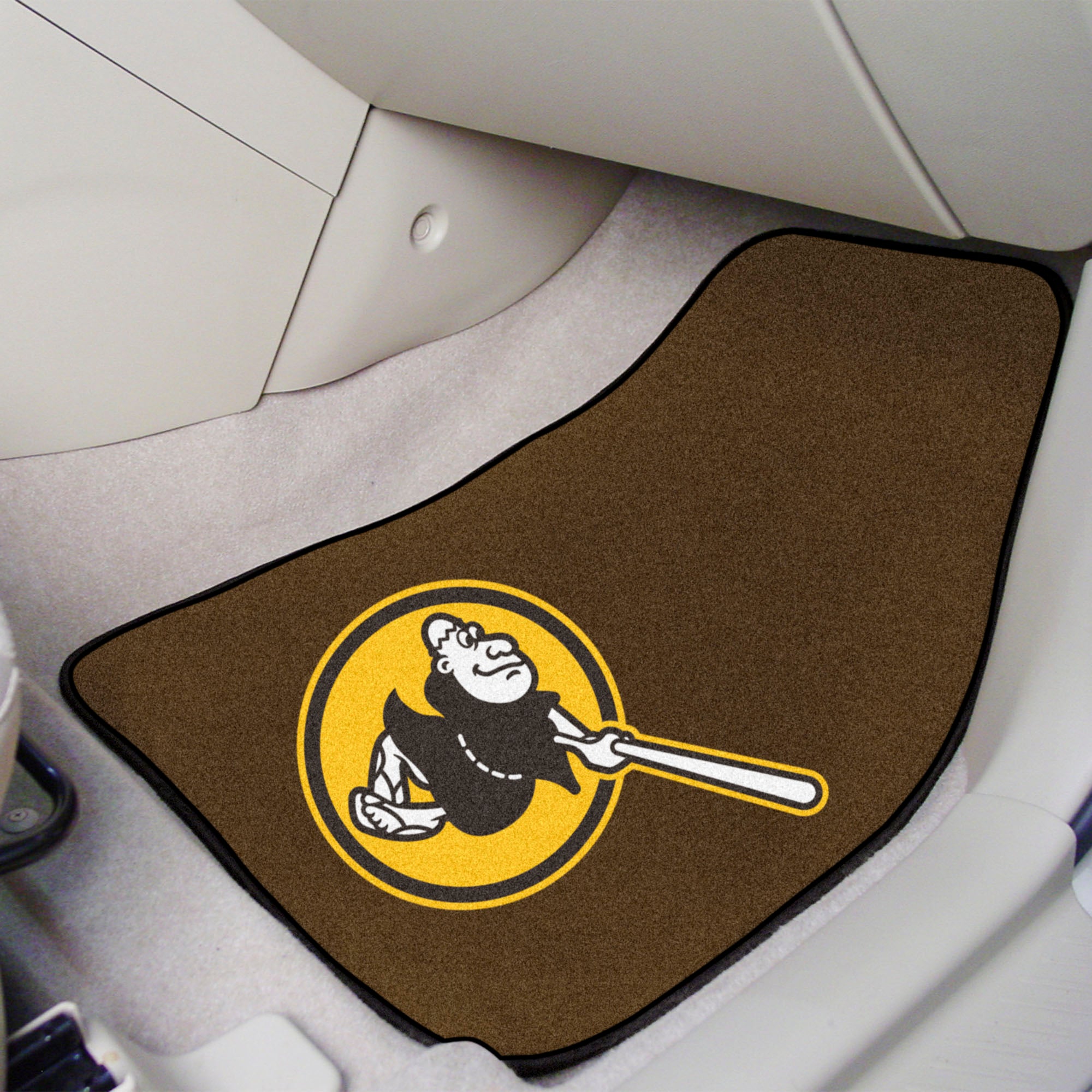 San Diego Padres Front Carpet Car Mat Set - 2 Pieces