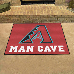 Arizona Diamondbacks Man Cave All-Star Rug - 34 in. x 42.5 in.