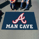 Atlanta Braves Man Cave Ulti-Mat Rug - 5ft. x 8ft. - Atlanta Braves