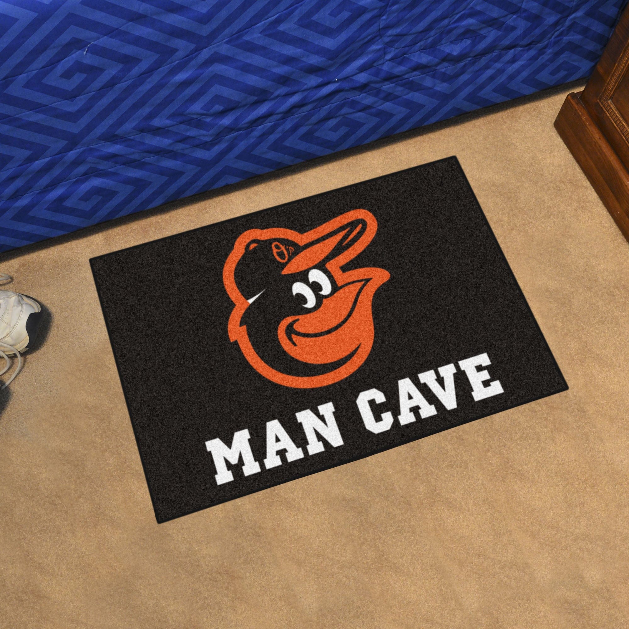 Baltimore Orioles Man Cave Starter Mat Accent Rug - 19in. x 30in. - Baltimore Orioles