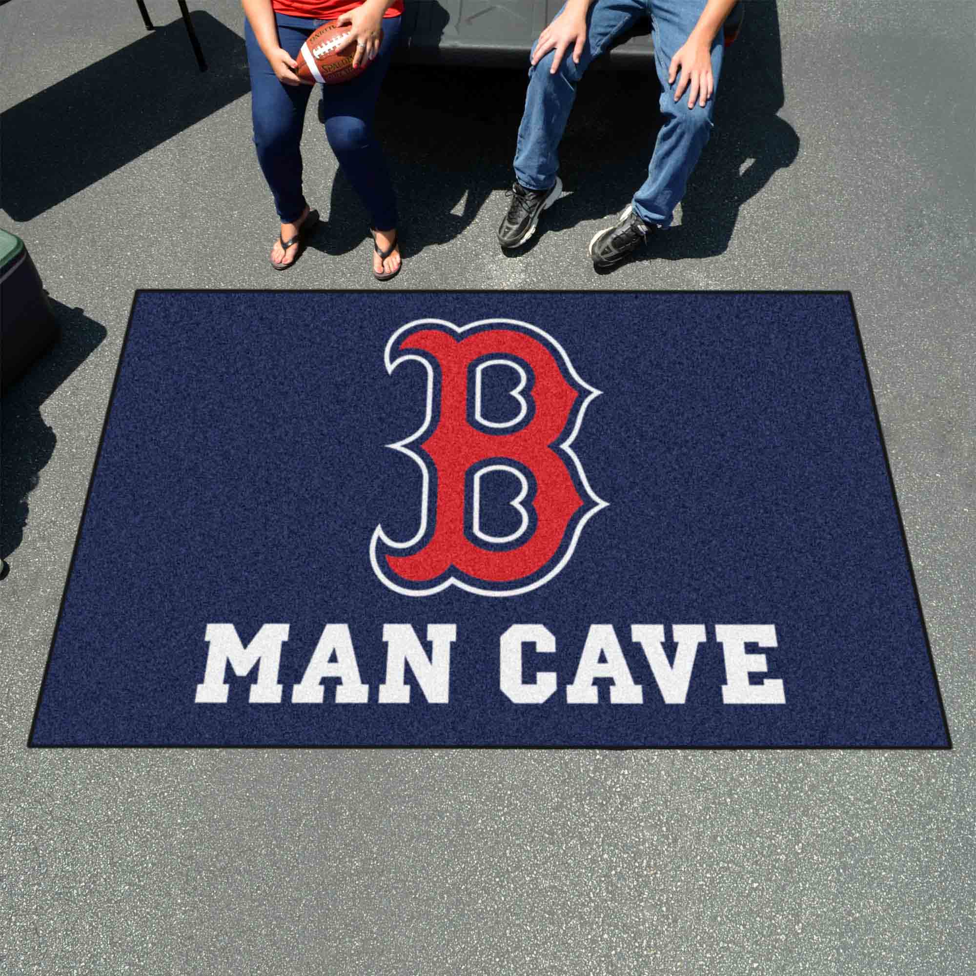 Boston Red Sox Man Cave Ulti-Mat Rug - 5ft. x 8ft.