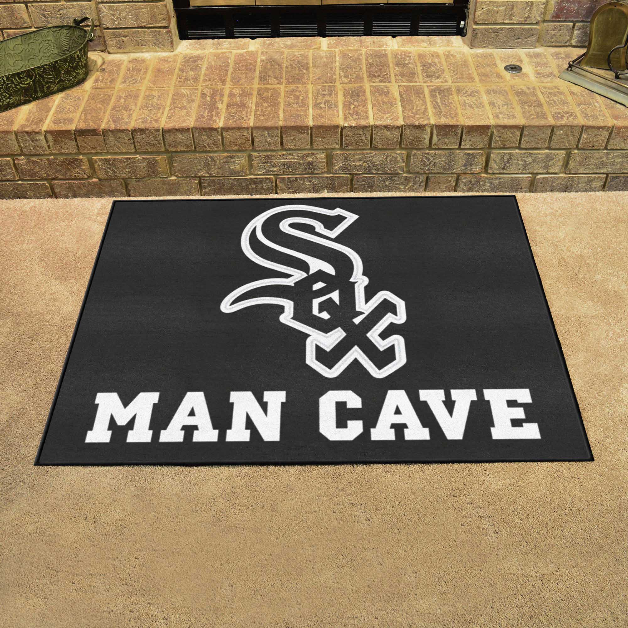 Chicago White Sox Man Cave All-Star Rug - 34 in. x 42.5 in. - Chicago White Sox