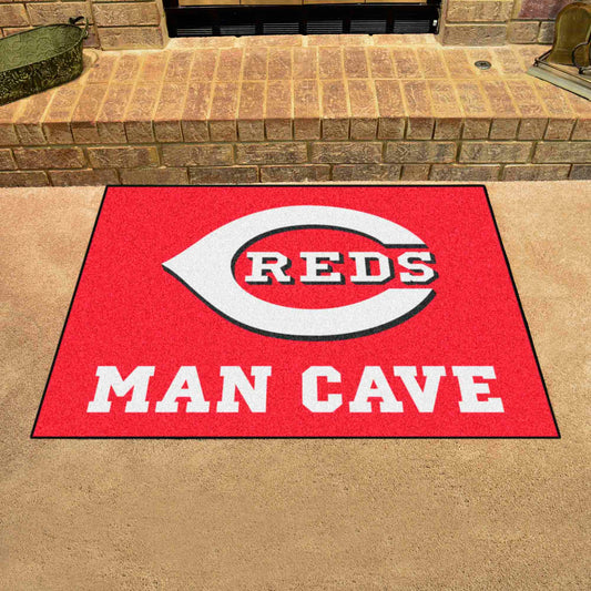 Cincinnati Reds Man Cave All-Star Rug - 34 in. x 42.5 in.