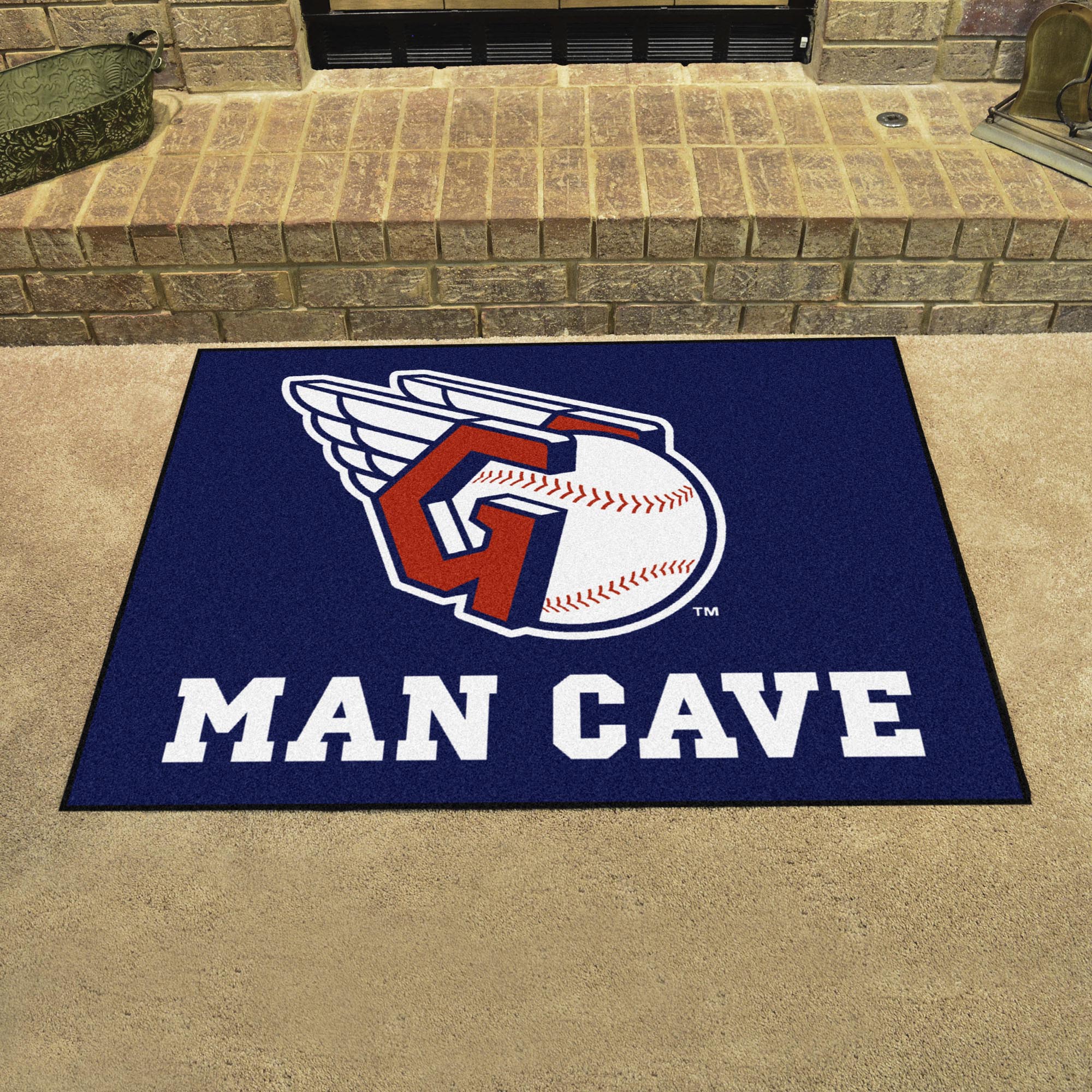 Cleveland Guardians Man Cave All-Star Rug - 34 in. x 42.5 in. - Cleveland Guardians