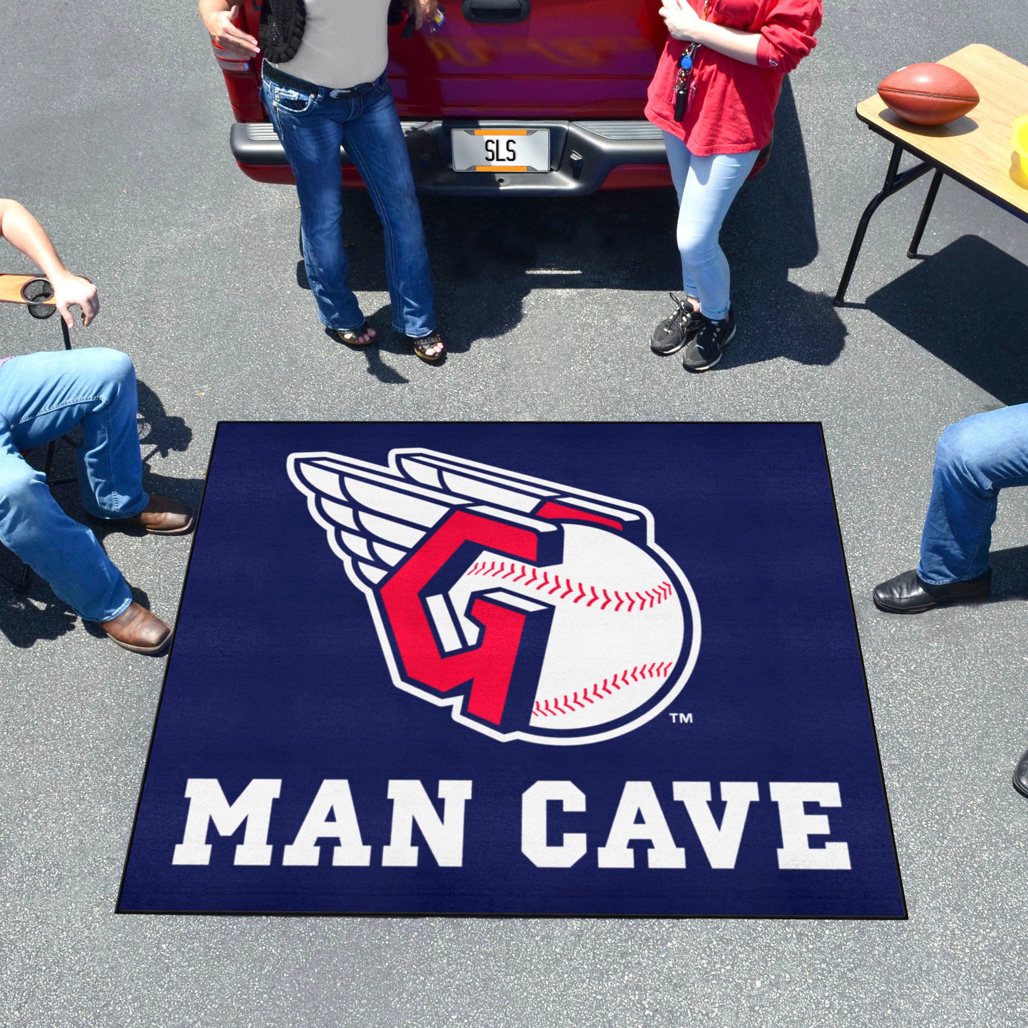 Cleveland Guardians Man Cave Tailgater Rug - 5ft. x 6ft.