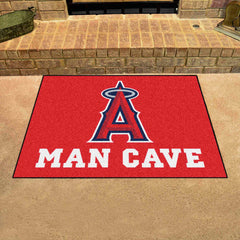 Los Angeles Angels Man Cave All-Star Rug - 34 in. x 42.5 in.