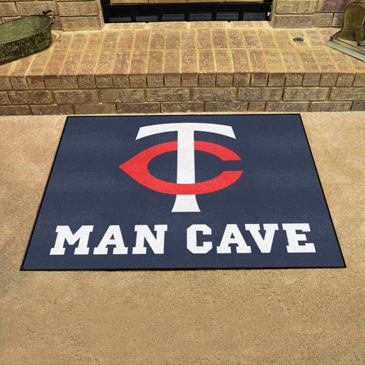 Minnesota Twins Man Cave All-Star Rug - 34 in. x 42.5 in. - Minnesota Twins