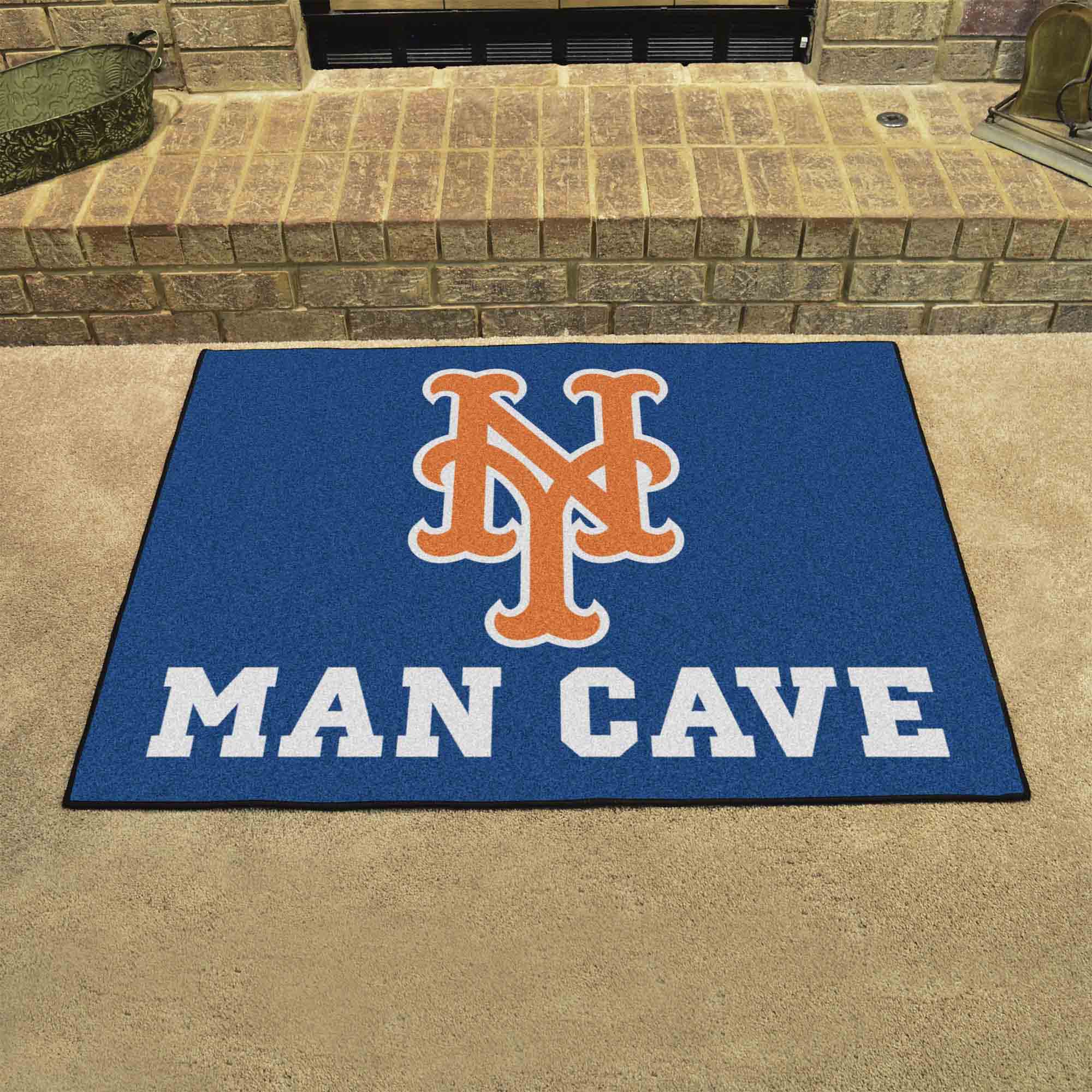 New York Mets Man Cave All-Star Rug - 34 in. x 42.5 in. - New York Mets