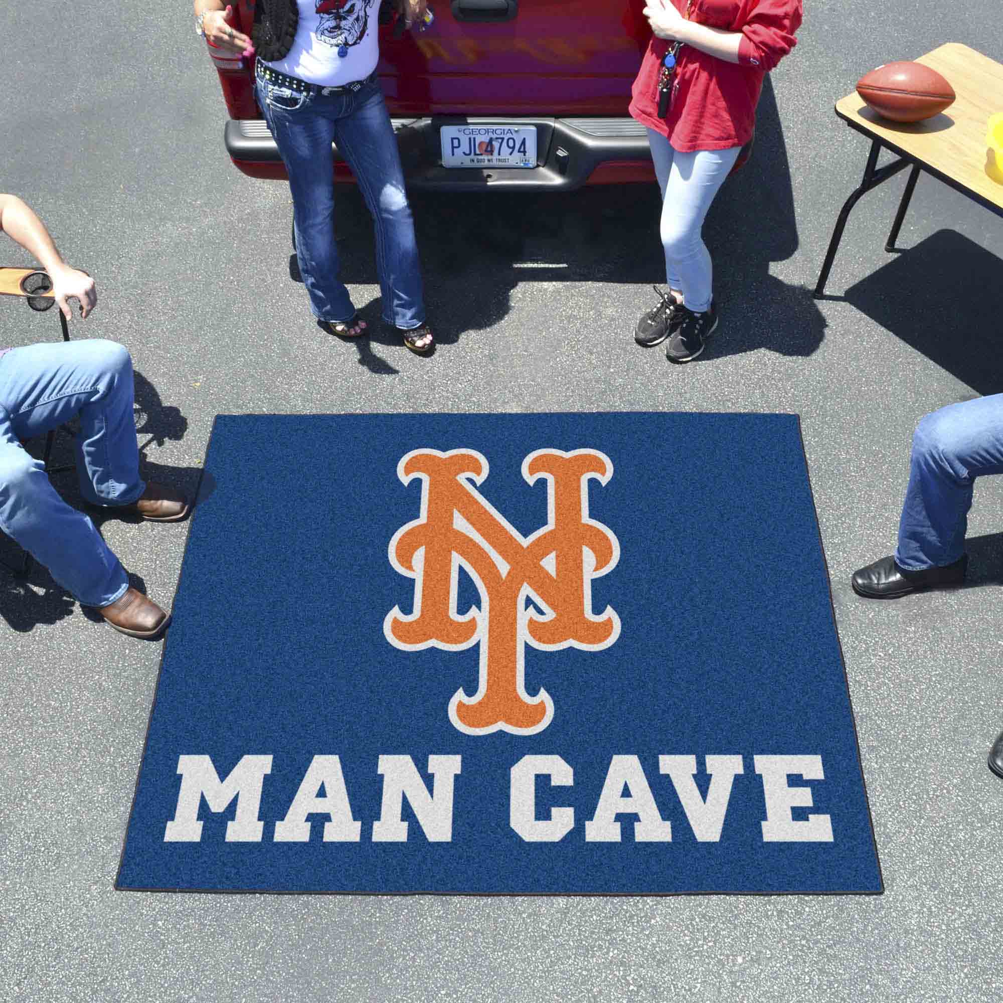 New York Mets Man Cave Tailgater Rug - 5ft. x 6ft.