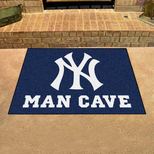 New York Yankees Man Cave All-Star Rug - 34 in. x 42.5 in. - New York Yankees