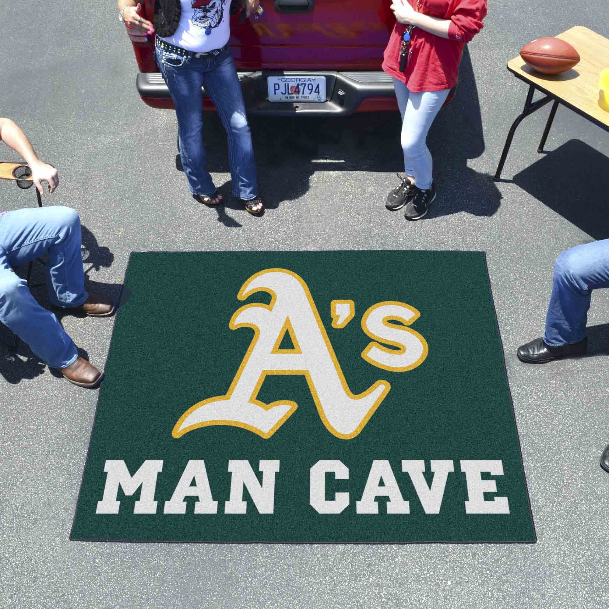 Oakland Athletics Man Cave Tailgater Rug - 5ft. x 6ft.