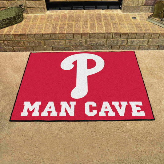 Philadelphia Phillies Man Cave All-Star Rug - 34 in. x 42.5 in. - Philadelphia Phillies