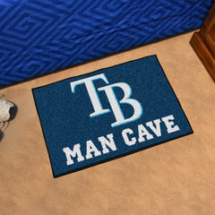 Tampa Bay Rays Man Cave Starter Mat Accent Rug - 19in. x 30in.