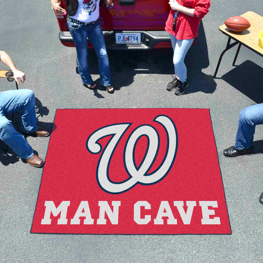 Washington Nationals Man Cave Tailgater Rug - 5ft. x 6ft.