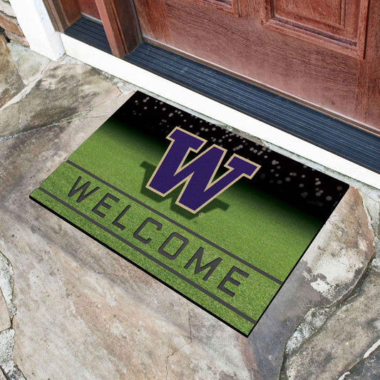 Washington Huskies Rubber Door Mat - 18in. x 30in.