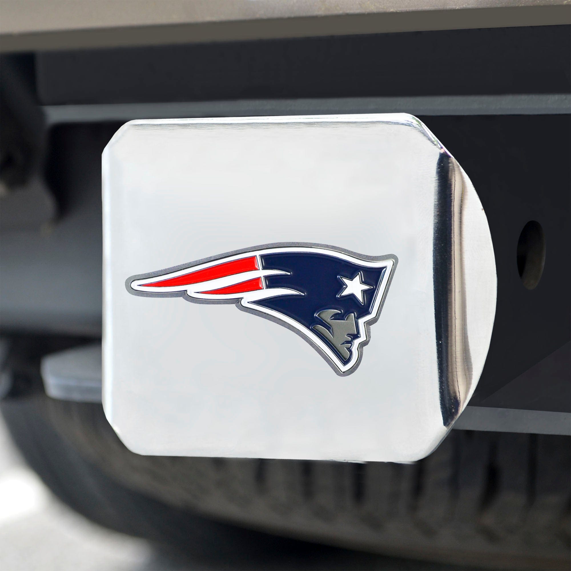 New England Patriots Hitch Cover - 3D Color Emblem - New England Patriots