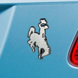 Wyoming Cowboys 3D Chrome Metal Emblem