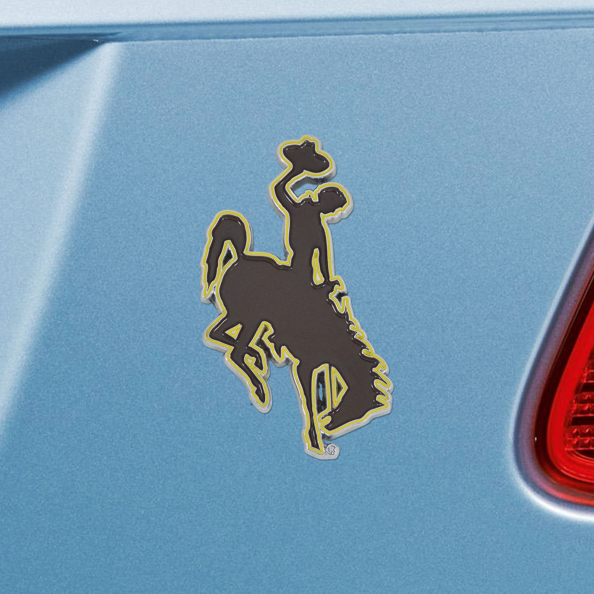 Wyoming Cowboys 3D Color Metal Emblem